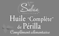 Salvia nutrition Huile "Complète" de Périlla Complément alimentaire