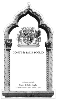 CONTI de SALIS-SOGLIO Azienda Agricola Conti de Salis-Soglio 37030 Mezzane di Sotto, Verona-Italia