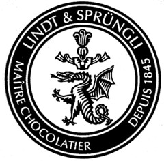 LINDT & SPRÜNGLI MAITRE CHOCOLATIER DEPUIS 1845