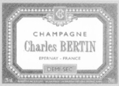 CB CHAMPAGNE Charles BERTIN EPERNAY - FRANCE DEMI-SEC