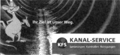 Ihr Ziel ist unser Weg. KFS KANAL-SERVICE Sanierungen Kontrolle Reinigungen