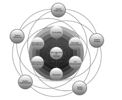 System Exploration System Analysis System Design System Implementation System Monitoring Consulting Manager Development HR Development Education Organizational Development Management Development Management of Change