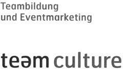 Teambildung und Eventmarketing team culture