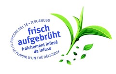 frisch aufgebrüht fraîchement infusé da infuso IL PIACERE DEL TÉ TEEGENUSS LE PLAISIR D'UN THÉ DÉLICIEUX