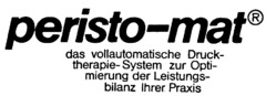 peristo-mat das vollautomatische Drucktherapie-System zur Optimierung der Leistungsbilanz Ihrer Praxis