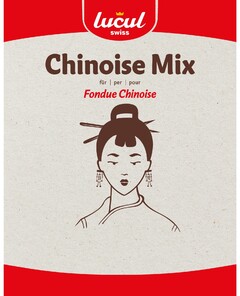 lucul swiss Chinoise Mix für per pour Fondue Chinoise