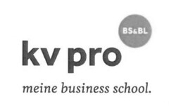 kv pro BS&BL meine business school.