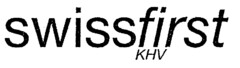 swissfirst KHV