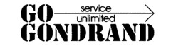 GO GONDRAND service unlimited