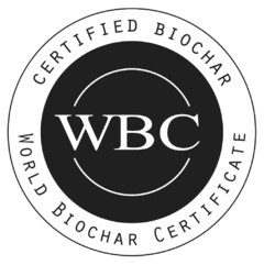 CERTIFIED BIOCHAR WBC WORLD BIOCHAR CERTIFICATE