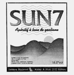 SUN7 Apéritif à base de gentiane