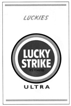 LUCKIES LUCKY STRIKE ULTRA IT'S TOASTED