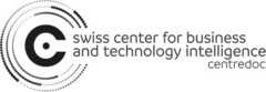 c swiss center for business and technology intelligence centredoc