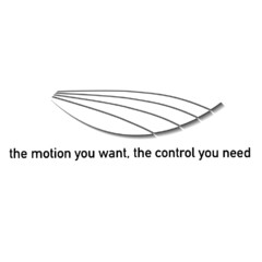 the motion you want, the control you need