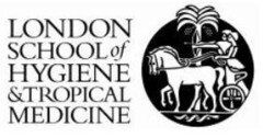 LONDON SCHOOL of HYGIENE & TROPICAL MEDICINE