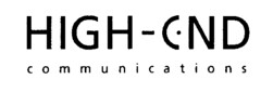 HIGH-CND communications