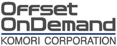 Offset OnDemand KOMORI CORPORATION