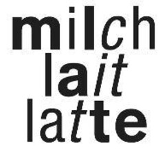 milch lait latte