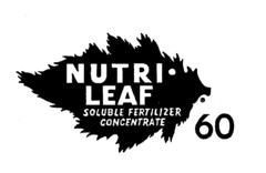 NUTRI LEAF SOLUBLE FERTILIZER CONCENTRATE 60
