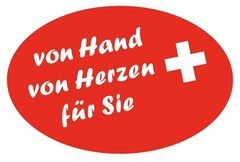 von Hand von Herzen für Sie