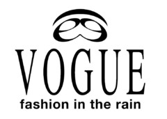 VOGUE fashion in the rain