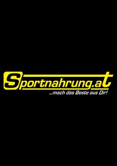 Sportnahrung.at mach das Beste aus Dir!