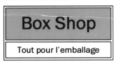 Box Shop Tout pour l'emballage