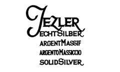 JEZLER ECHT SILBER ARGENT MASSIF ARGENTO MASSICCIO SOLID SILVER