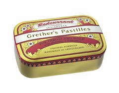Redcurrant +Vitamin C SUGARFREE Grether's Pastilles FOR THROAT AND VOICE with glycerine & fruit juce ORIGINAL FORMULA HANDMADE IN SWITZERLAN
