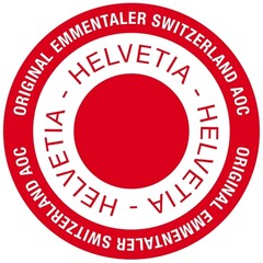 ORIGINAL EMMENTALER SWITZERLAND AOC - HELVETIA