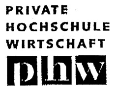 PRIVATE HOCHSCHULE WIRTSCHAFT phw