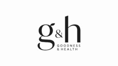 g&h GOODNESS & HEALTH