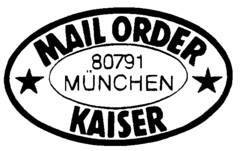 MAIL ORDER KAISER 80791 MÜNCHEN