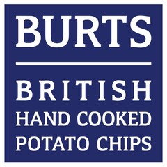 BURTS BRITISH HAND COOKED POTATO CHIPS