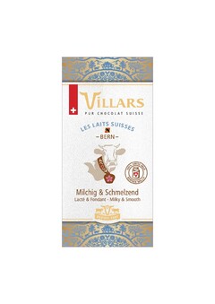 ViLLARS PUR CHOCOLAT SUISSE LES LAITS SUISSES BERN 100% SWISS MILK BERNER MILCH Milchig & Schmelzend Lacté & Fondant - Milky & Smooth DEPUIS 1901