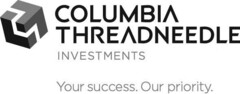 COLUMBIA THREADNEEDLE INVESTMENTS Your success. Our priority.