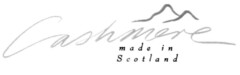 Cashmere made in Scotland