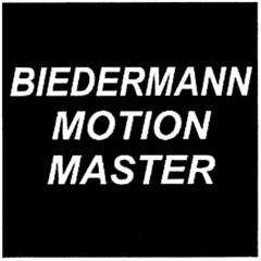 BIEDERMANN MOTION MASTER