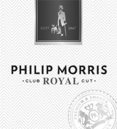 PHILIP MORRIS CLUB ROYAL CUT EST 1847