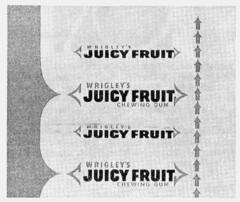 WRIGLEY'S JUICY FRUIT CHEWING GUM