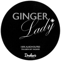 GINGER Lady 100% ALKOHOLFREI TRAUBEN MIT INGWER Dreher's FINE FOOD