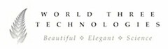 WORLD THREE TECHNOLOGIES BEAUTIFUL ELEGANT SCIENCE