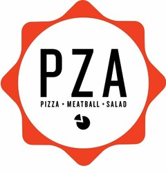 P Z A PIZZA + MEATBALL + SALAD