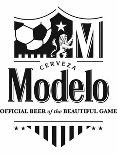 M CERVEZA MODELO OFFICIAL BEER OF THE BEAUTIFUL GAME