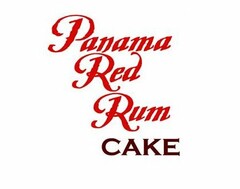 PANAMA RED RUM CAKE