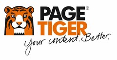 PAGE TIGER YOUR CONTENT. BETTER.
