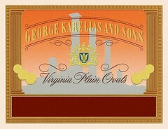 GEORGE KARELIAS AND SONS VIRGINIA PLAN OVALS