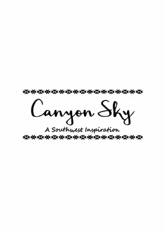 CANYON SKY A SOUTHWEST INSPIRATION