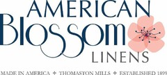 AMERICAN BLOSSOM LINENS MADE IN AMERICATHOMASTON MILLS ESTABLISHED 1899