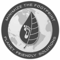 MINIMIZE THE FOOTPRINT PLANET FRIENDLY SOLUTIONS
